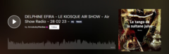 Delphine Efira le Kiosque Air Show