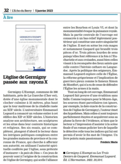 L'EGLISE DE GERMIGNY PASSEE AUX RAYONS X