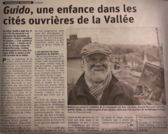 Guido. Article du Républicain Lorrain 29/01/2020