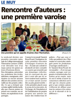 Rencontre d'auteurs : une première varoise