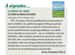 Le préfet est mort de Olivier De Beaucoudrey