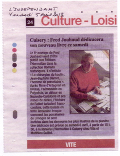 L'indépendant du 5 avril 2013