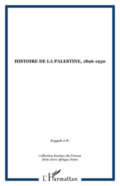 Histoire de la Palestine, 1896-1930