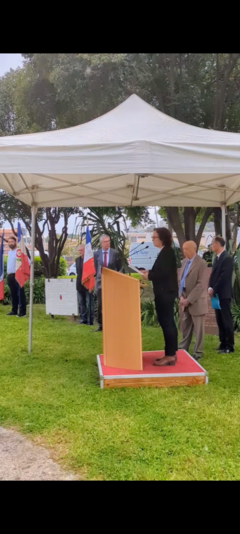 Commémoration des victimes de la déportation à Cagnes sur Mer 