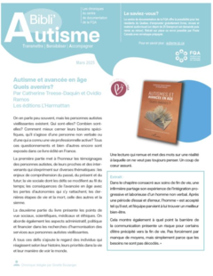 Autisme et avancée en âge- Quels avenirs ? 