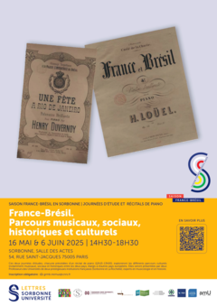 France-Brésil. Parcours musicaux, sociaux, historiques et culturels