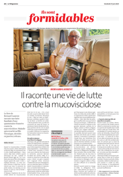 Il raconte une vie de lutte contre la mucoviscidose