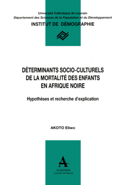 Déterminants socio-culturels de la mortalité des enfants en Afrique noire