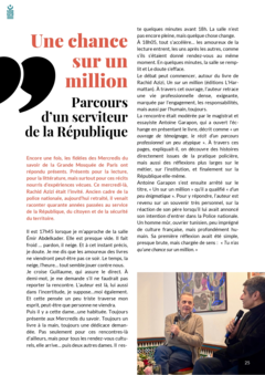 Une chance sur un million - Le parcours d'un serviteur de la république