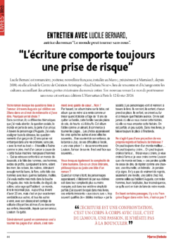 L'écriture comporte toujours une prise de risque