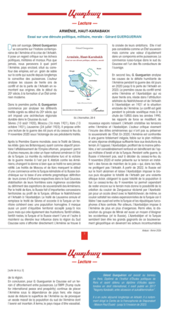 Arménie, Haut-Karabakh - Essai sur une déroute politique, militaire, morale