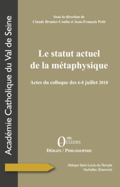 Le statut actuel de la métaphysique