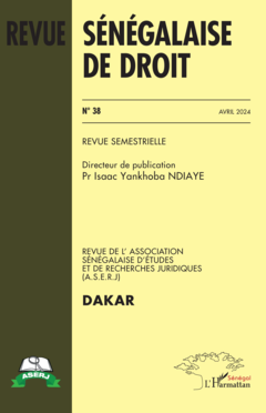 Revue Sénégalaise de Droit N° 38