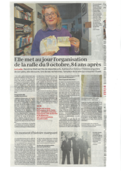 Elle met au jour l'organisation de la rafle du 9 octobre, 84 ans après