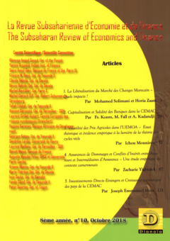 La Revue subsaharienne d'Economie et de finance