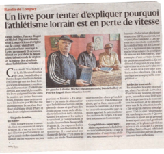 L'athlétisme lorrain