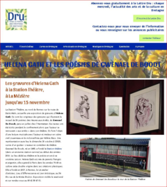 Les gravures d'Héléna Gath à la station théâtre, à la Mézière jusqu'au 15 novembre