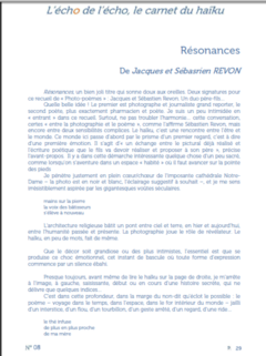 Résonances de Jacques et Sébastien Revon