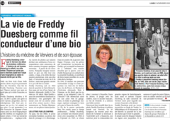 La vie de Freddy Duesberg, comme fil conducteur d'une bio