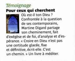Le Pèlerin -Sélection livres