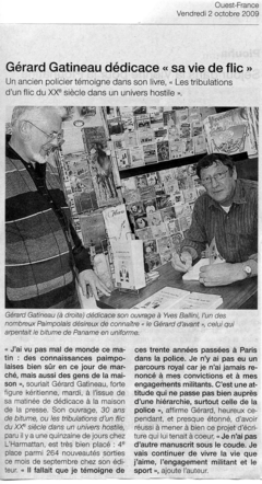 Gérard Gatienau dédicace