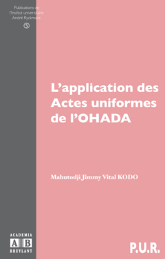 L'application des actes uniformes de l'OHADA