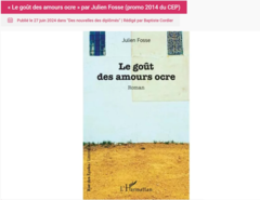 « Le goût des amours ocre » par Julien Fosse