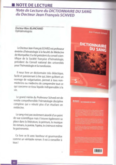 Dictionnaire du Sang