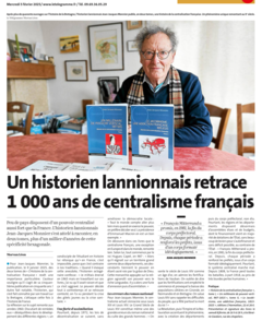 « Le pouvoir décide tout à contretemps » : à Lannion, un historien retrace 1 000 ans de centralisme français