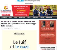 80 ans de la Shoah, 80 ans de tentatives, encore, de capturer l'absolu