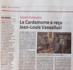 Lecture à la Cardamome 