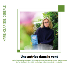 article sur mon second livre, mentionnant Maman est partie
