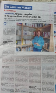 Au nom du père : le nouveau livre de Maria Del Cid