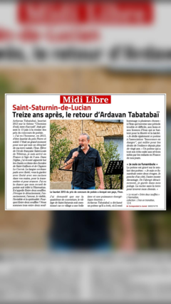 Treize ans après, le retour d'Ardavan Tabatabaï