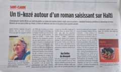 Un ti-kozé autour d'un roman saisissant sur Haïti