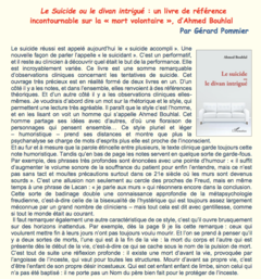 Le Suicide ou le divan intrigué : un livre de référence incontournable sur la 