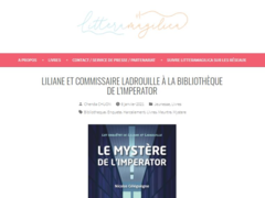 LILIANE ET COMMISSAIRE LADROUILLE À LA BIBLIOTHÈQUE DE L'IMPERATOR