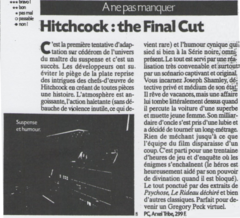 A ne pas manquer - Hitchcock : the final cut.