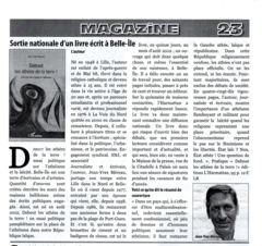 La Gazette de Belle-Isle en mer