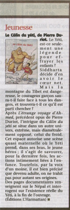 Le calin du Yéti
