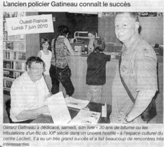 L'ancien policier Gatineau connaît le succès