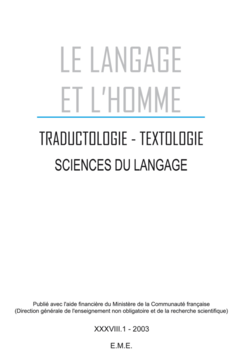 Sciences du langage