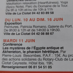 Conférence sur l'Egypte