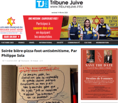 Soirée bière-pizza-foot-antisémitisme