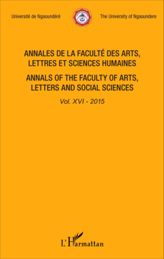 Annales de la faculté des arts, lettres et sciences humaines Vol XVI - 2015