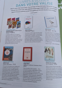 Livres à glisser dans votre valise - Escapade Librairie 