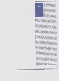 Daniel plaisance plus proustien que jamais