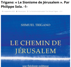 Le sionisme de Jérusalem
