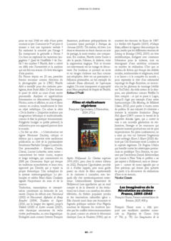 Films et réalisateurs nigérians - Positif, novembre 2025