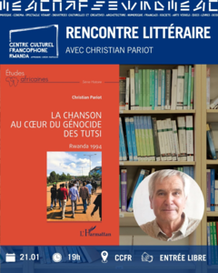 Rencontre littéraire à l'Institut français de Kigali